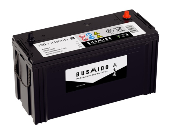 Аккумулятор BUSHIDO SJ   120 пр (135E41R.HO) Аккумулятор BUSHIDO SJ   120 пр (135E41R.HO)